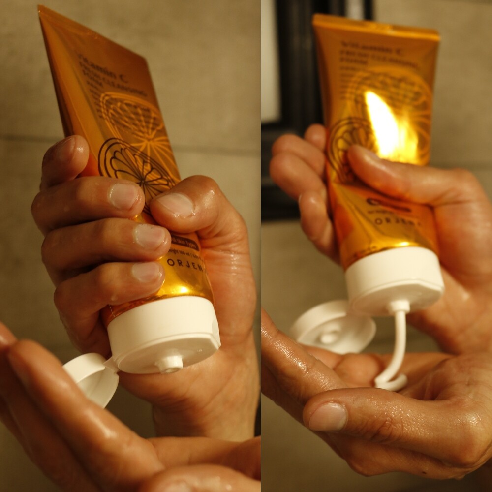 Limpiador Facial Acuoso ORJENA VITAMIN C CLEANSING FOAM Limpiador Facial Acuoso ORJENA VITAMIN C CLEANSING FOAM