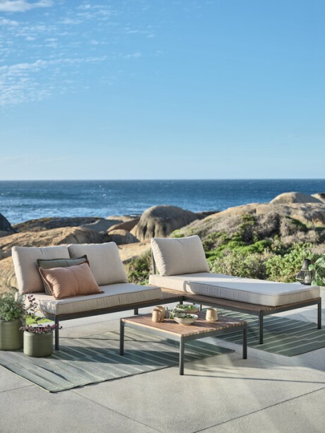Módulo lounge HOU chaise longue madera dura Módulo lounge HOU chaise longue madera dura