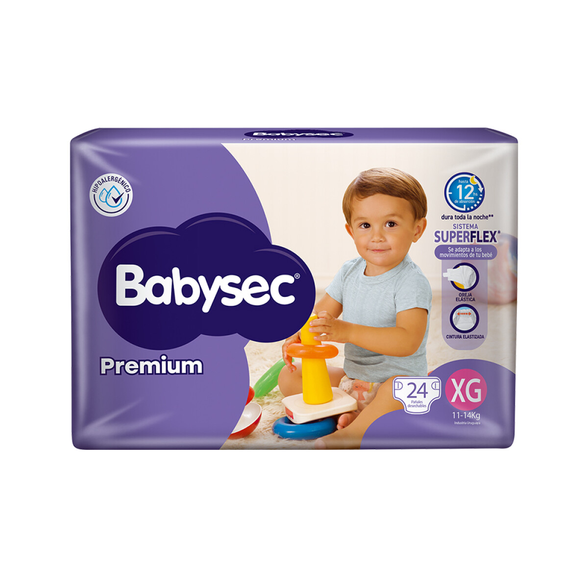 Pañales Babysec Premium XG 24 Unidades 