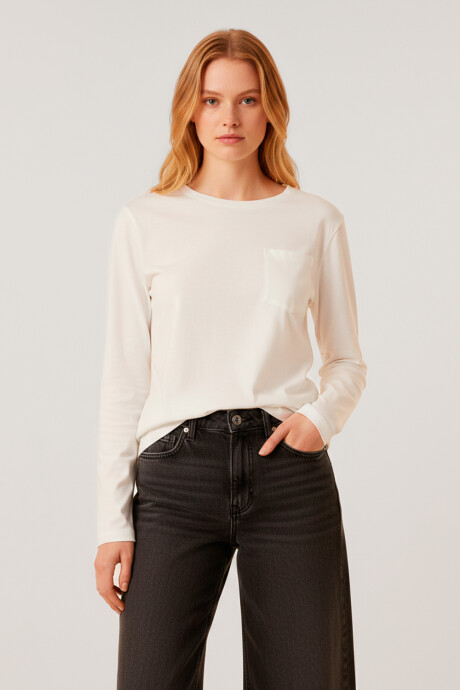 Remera Dupla Marfil / Off White