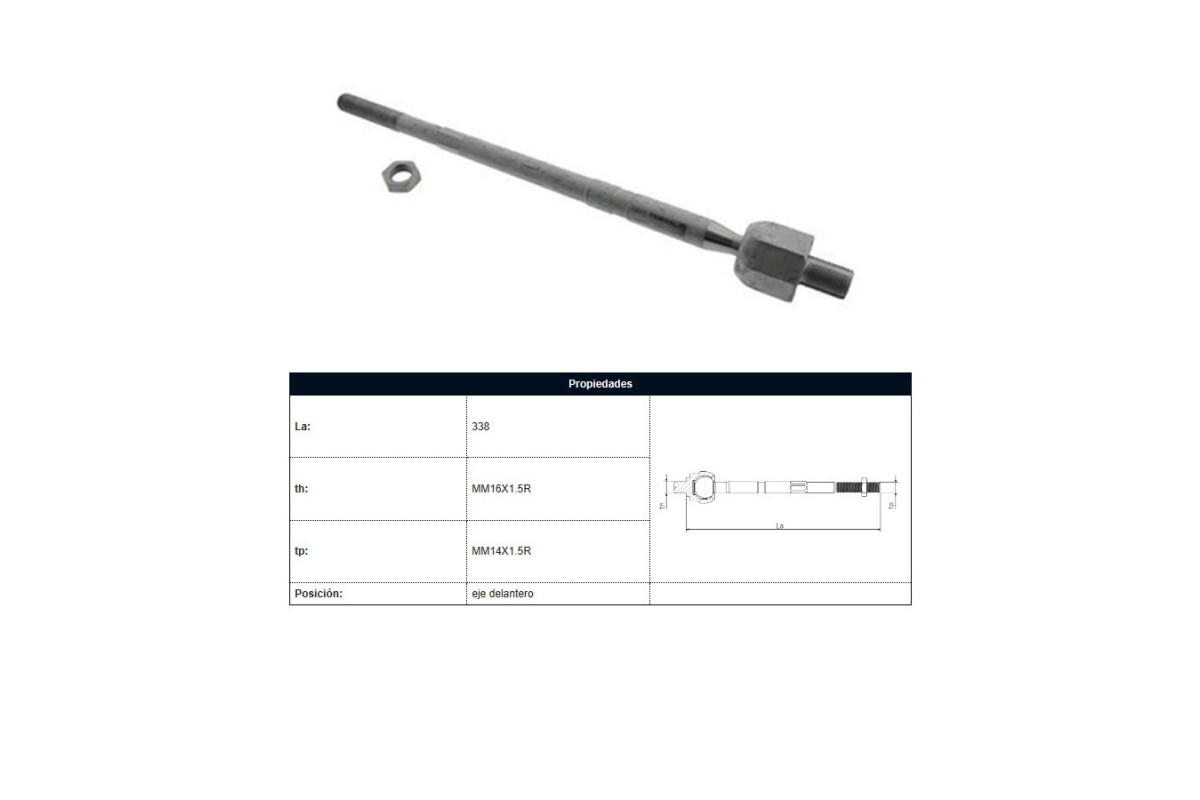 Mate Audi A3, Volks Golf 96-06 Der/Izq Mate Audi A3, Volks Golf 96-06 Der/Izq