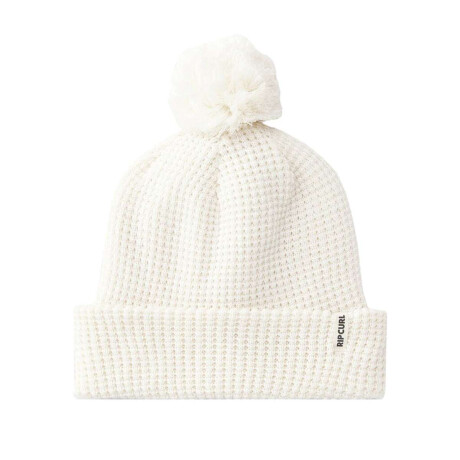 Gorro Lana Rip Curl Anoeta Reg Pom Pom Blanco