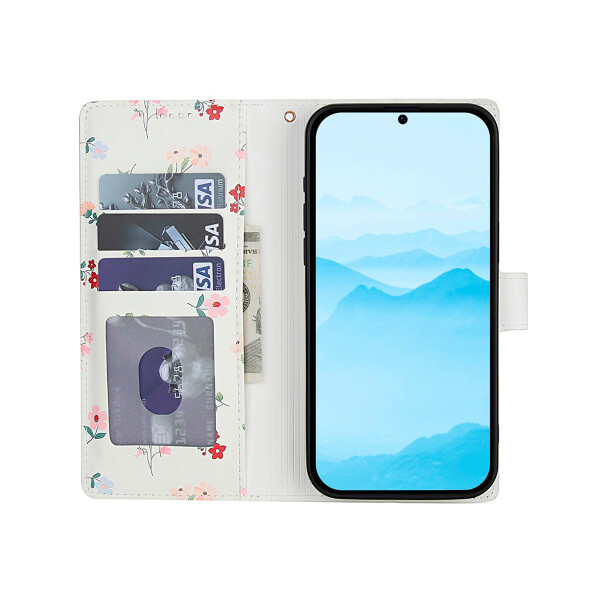 Flip cover para Samsung Galaxy A07 diseño textura floral Flip Cover Para Samsung Galaxy A07 Diseño Textura Floral
