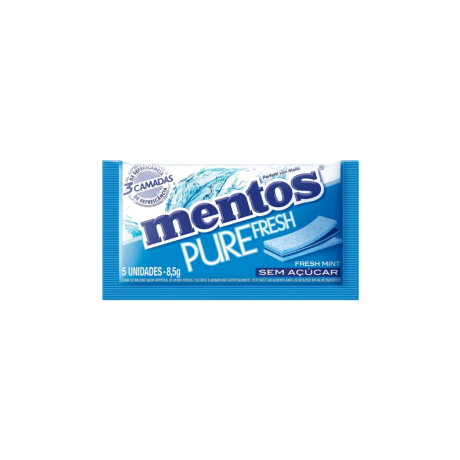 Chicle Mentos Gum 3D Fresh Mint 5 Unidades Chicle Mentos Gum 3D Fresh Mint 5 Unidades