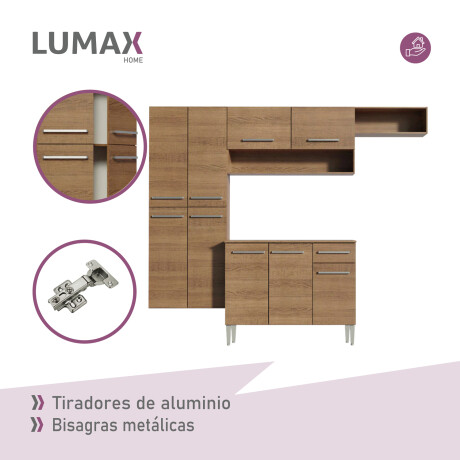 Mueble de Cocina completo 229cm Rustico