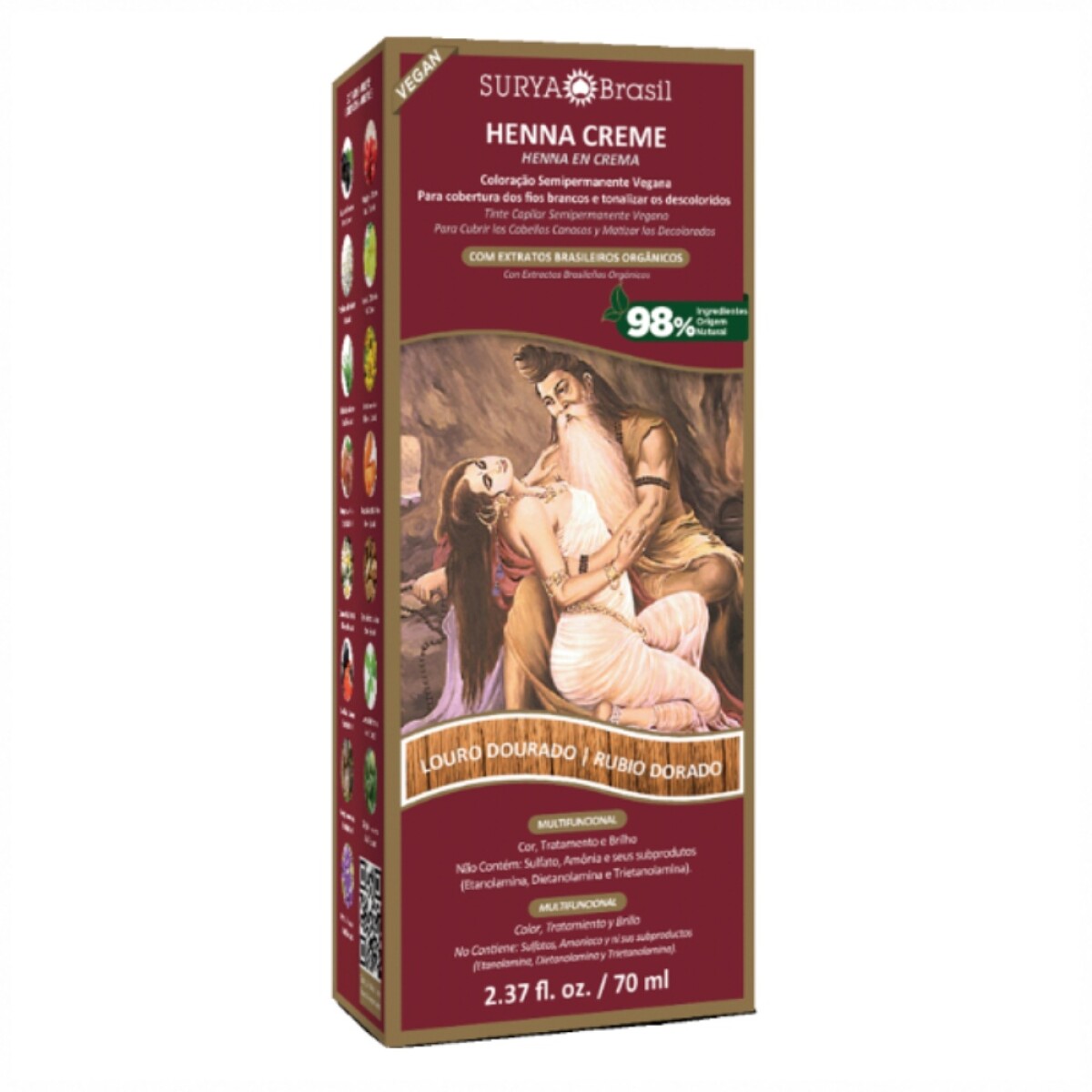Tinta Surya Henna Rubio Dorado 70ml 