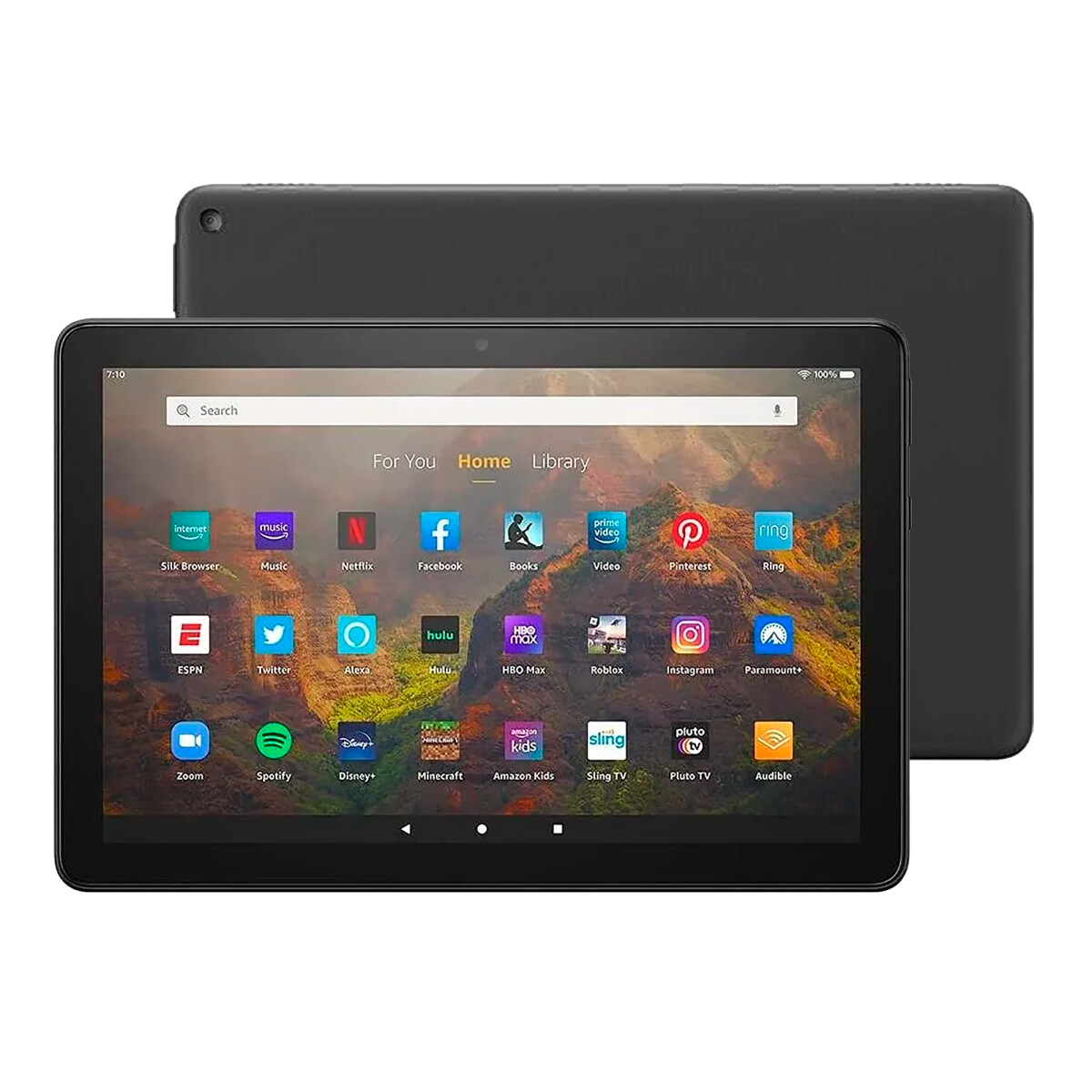 Amazon - Tablet Fire Hd 10 (2021) - 10.1'' Multitáctil Vibrant. Octa Core. Ram 3GB / Rom 32GB. 5MP+2 