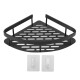 Set x2 Estante esquinero de metal NEGRO