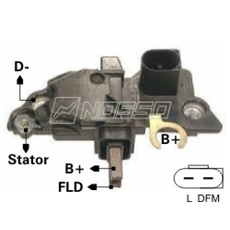 REGULADOR VOLTAJE - VW.SEAT BOSCH=F.8999=IB.5225=IK.5225 NOSSO REGULADOR VOLTAJE - VW.SEAT BOSCH=F.8999=IB.5225=IK.5225 NOSSO