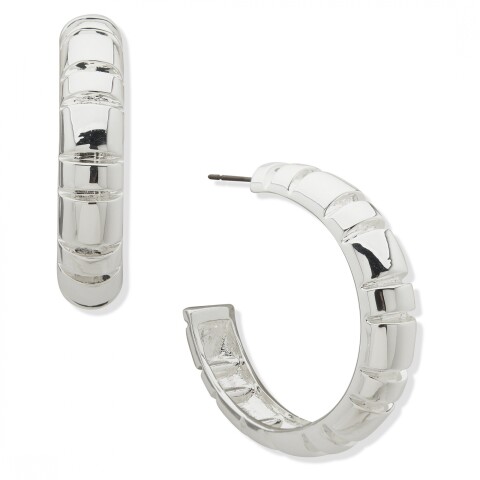 Pe 41Mm C Hoop Pst Silver