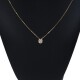 Dije En Oro 18K Y Brillante Dije En Oro 18K Y Brillante