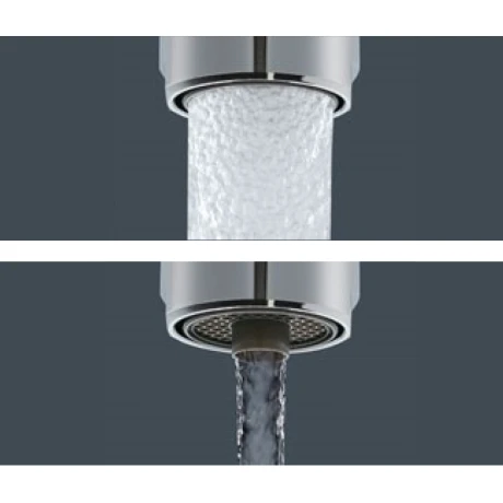 Griferia De Mesada Cocina Monocomando Cromo Clever 2 Salidas Combinadas Para Filtro 000