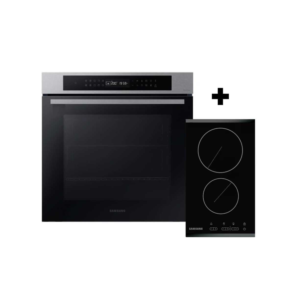 Horno Eléctrico Samsung NV7B4040VAS con vapor + Anafe eléctrico CTR432 