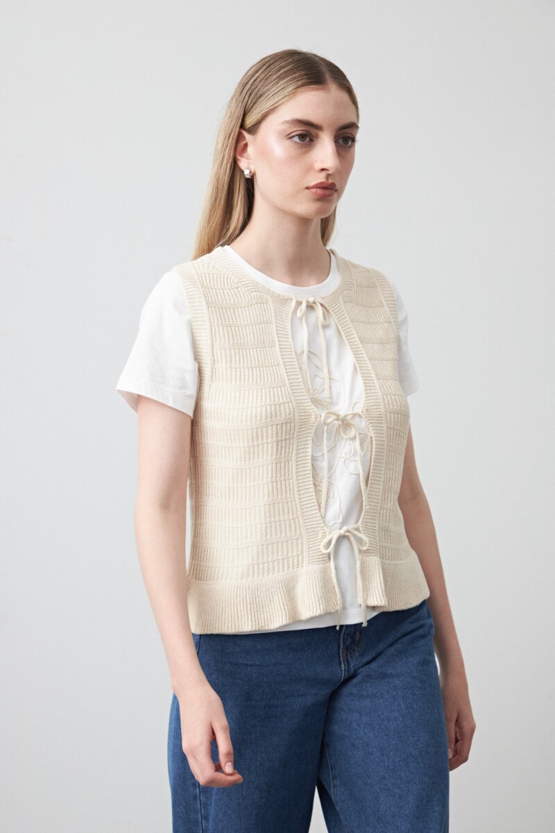 CHALECO TRIANA Crudo