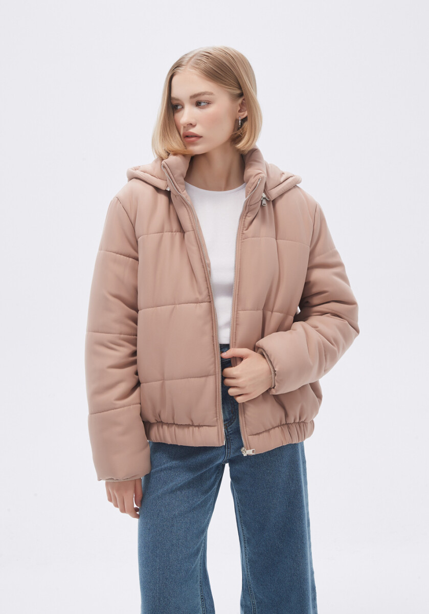 Campera Bushy - Beige Oscuro 