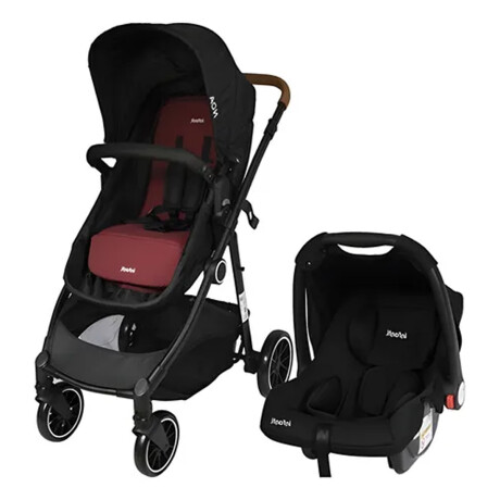 Coche Infanti NOA-M003 Travel System Noa NEGRO-ROJO