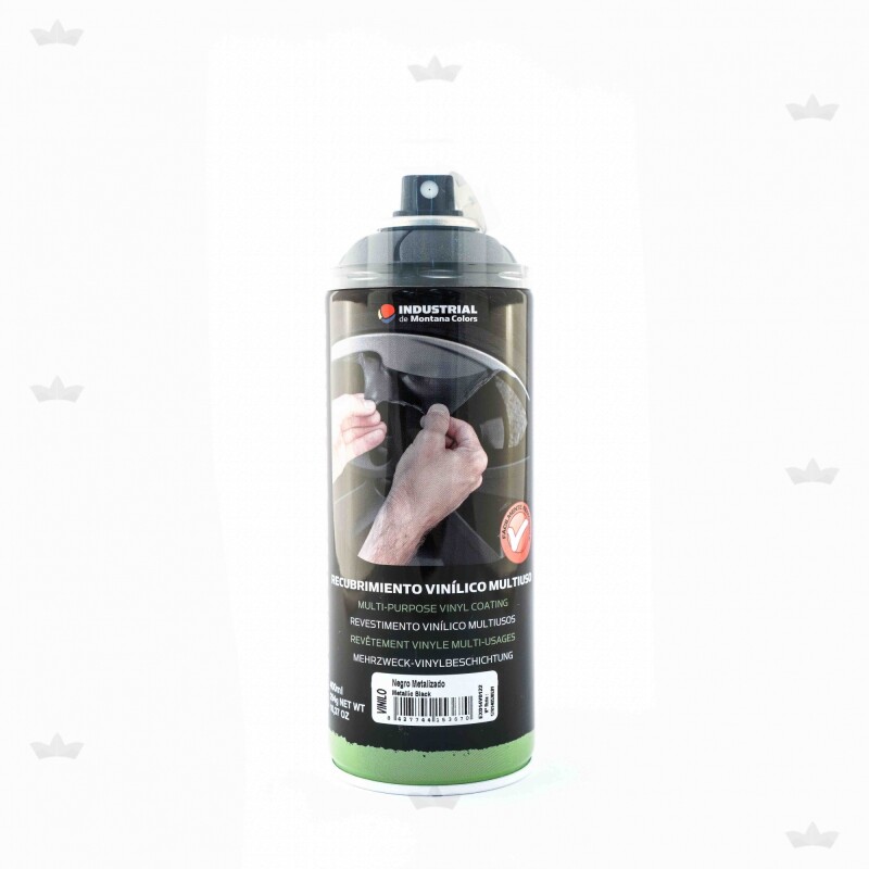 AEROSOL MONTANA VINILO NEGRO METALIZADO- 400 ML N/A