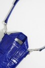 Bolso bandolera mini piel Azul