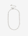 Collares Cortos Metal Collar Corto De Acero - Plateado