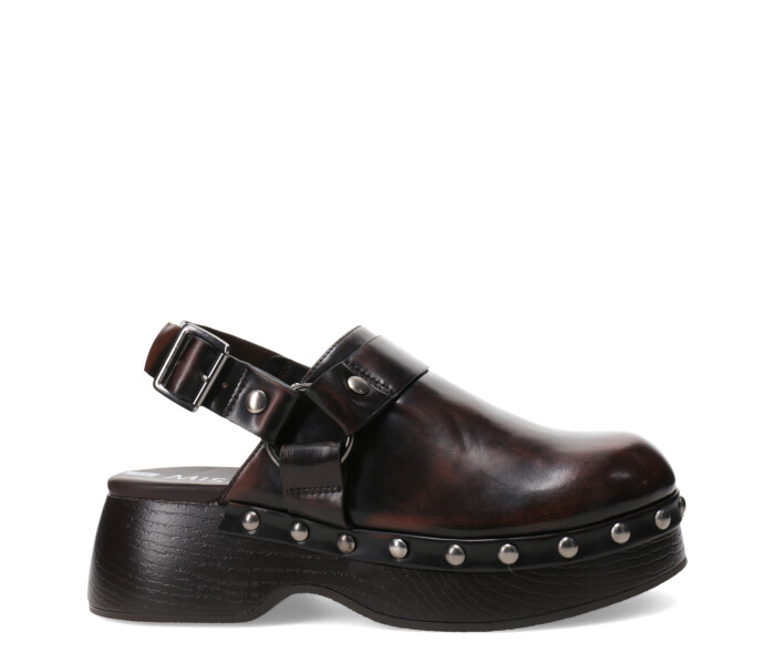 Zuecos de Mujer Miss Carol Rangu Marrón Oscuro