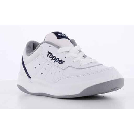 Championes Infantiles Topper X Blanco - Azul