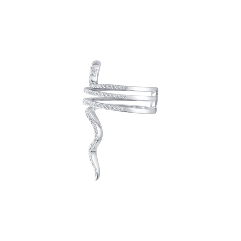 Anillo serpiente - Plata 925 - zirconias - AN4708 conpiedra