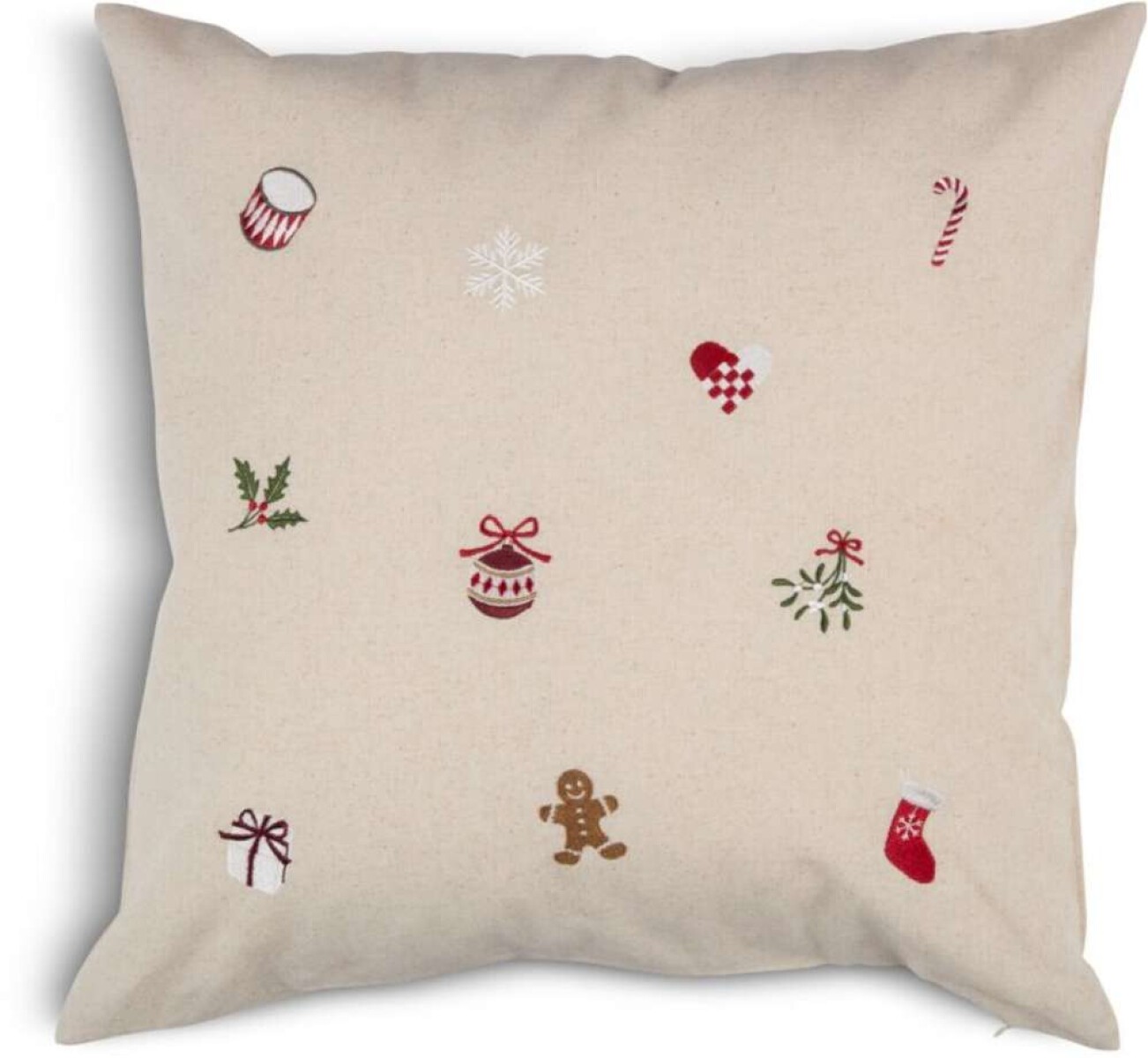 Funda De Almohadon Nellike 50X50 Cm - Natural 