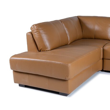 Rinconera Colorado - Cuero Básico - Chaise izquierdo Camel - (Preventa)