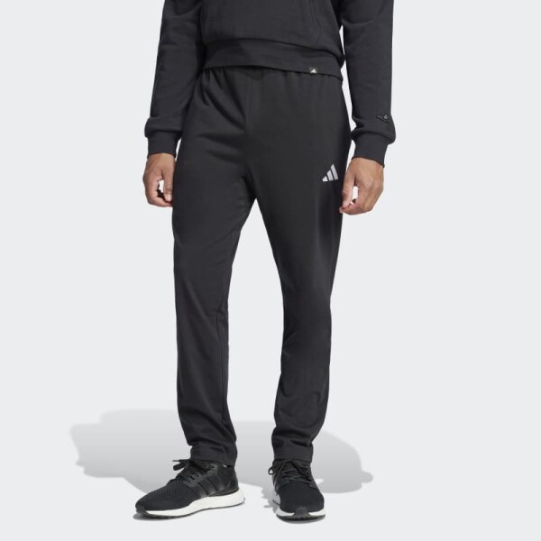 Pantalón Adidas Essentials Single Jersey Small Logo Negro