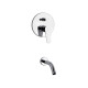 Ducha De Empotrar Monocomando Con Transformador Brillo Zoe