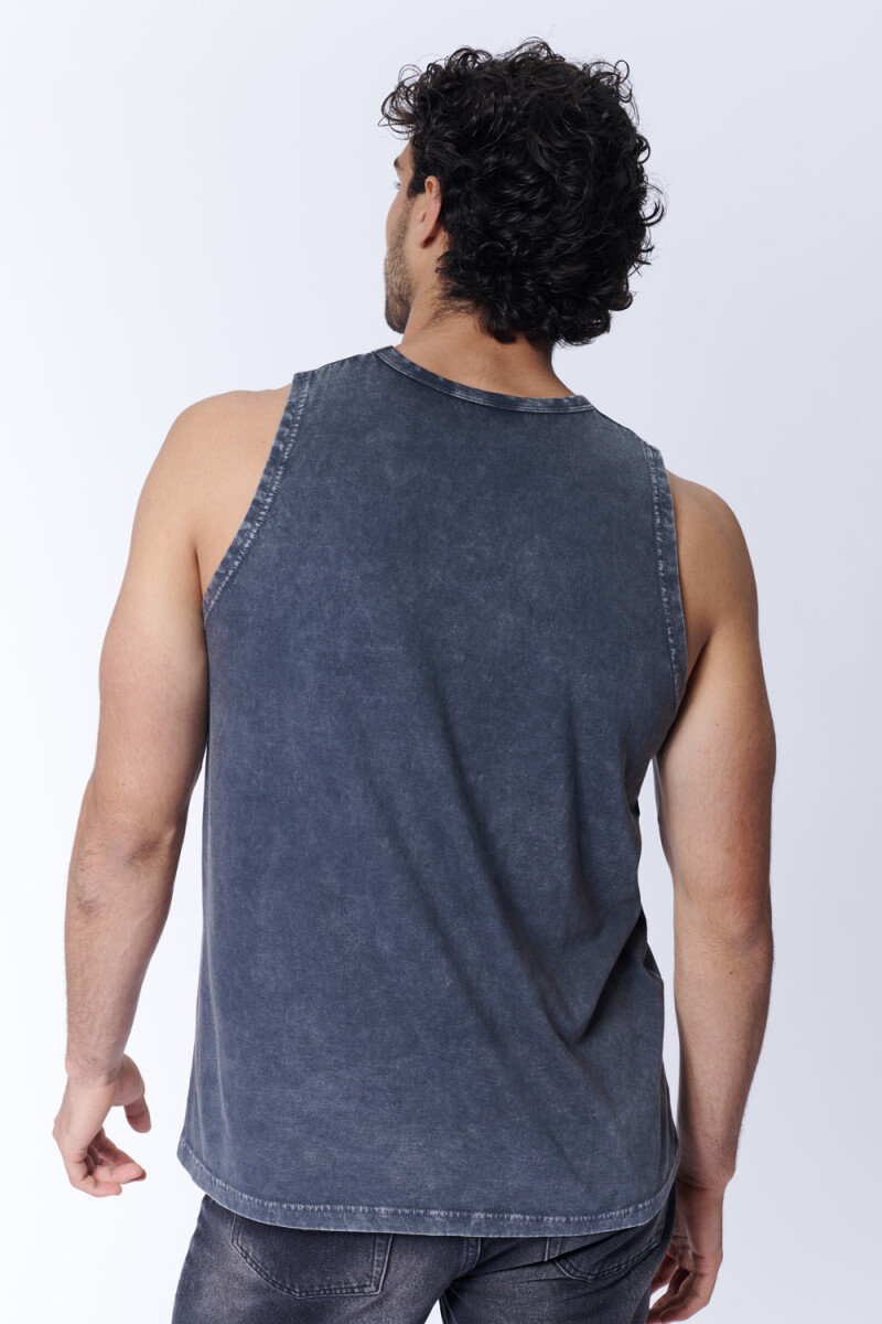 Musculosa Básica Gris Oscuro