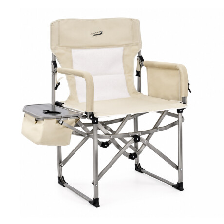 Silla de camping plegable con mesa auxiliar Silla de camping plegable con mesa auxiliar