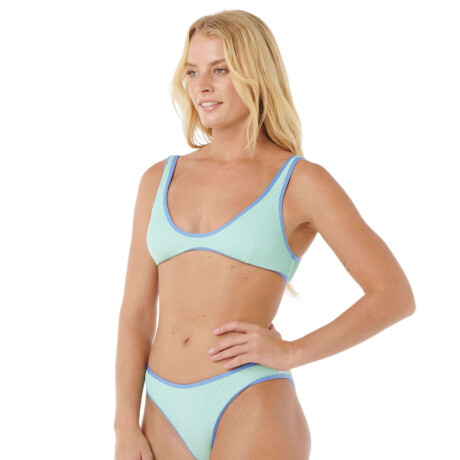 Top Rip Curl Luxe Surf Bralette Celeste