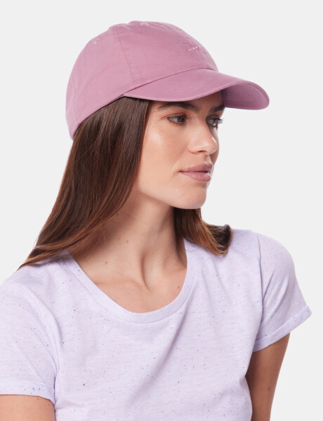 GORRO CON VISERA DE LONA Rosado