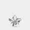 Broche Hawaianas Broche Con Flor - Plateado