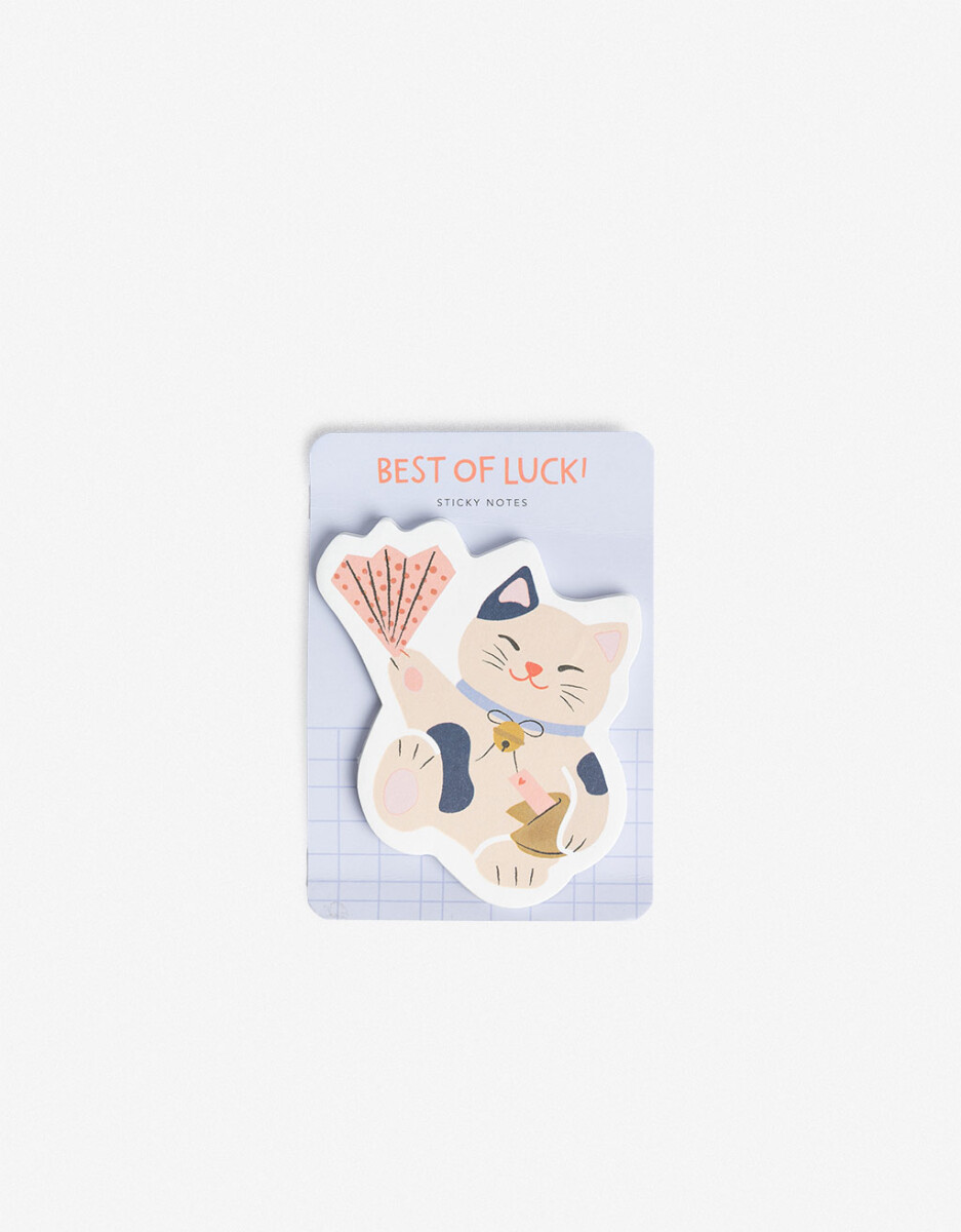 Set De Notas Autoadhesivas "lucky Cats" 