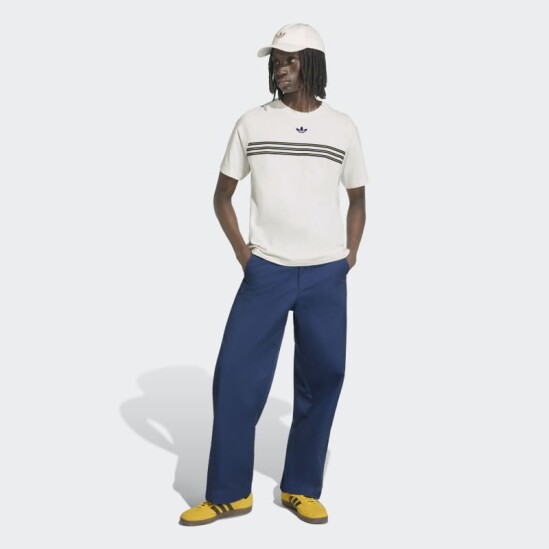Remera Adidas Chest Stripes Blanco