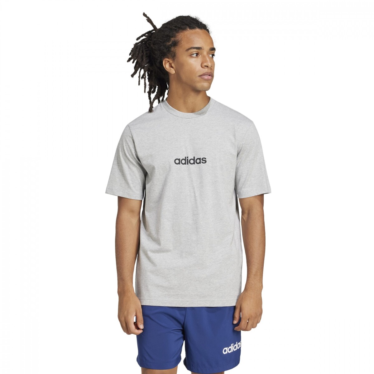 Remera ADIDAS de Hombre - JE9002 - Gris-negro 