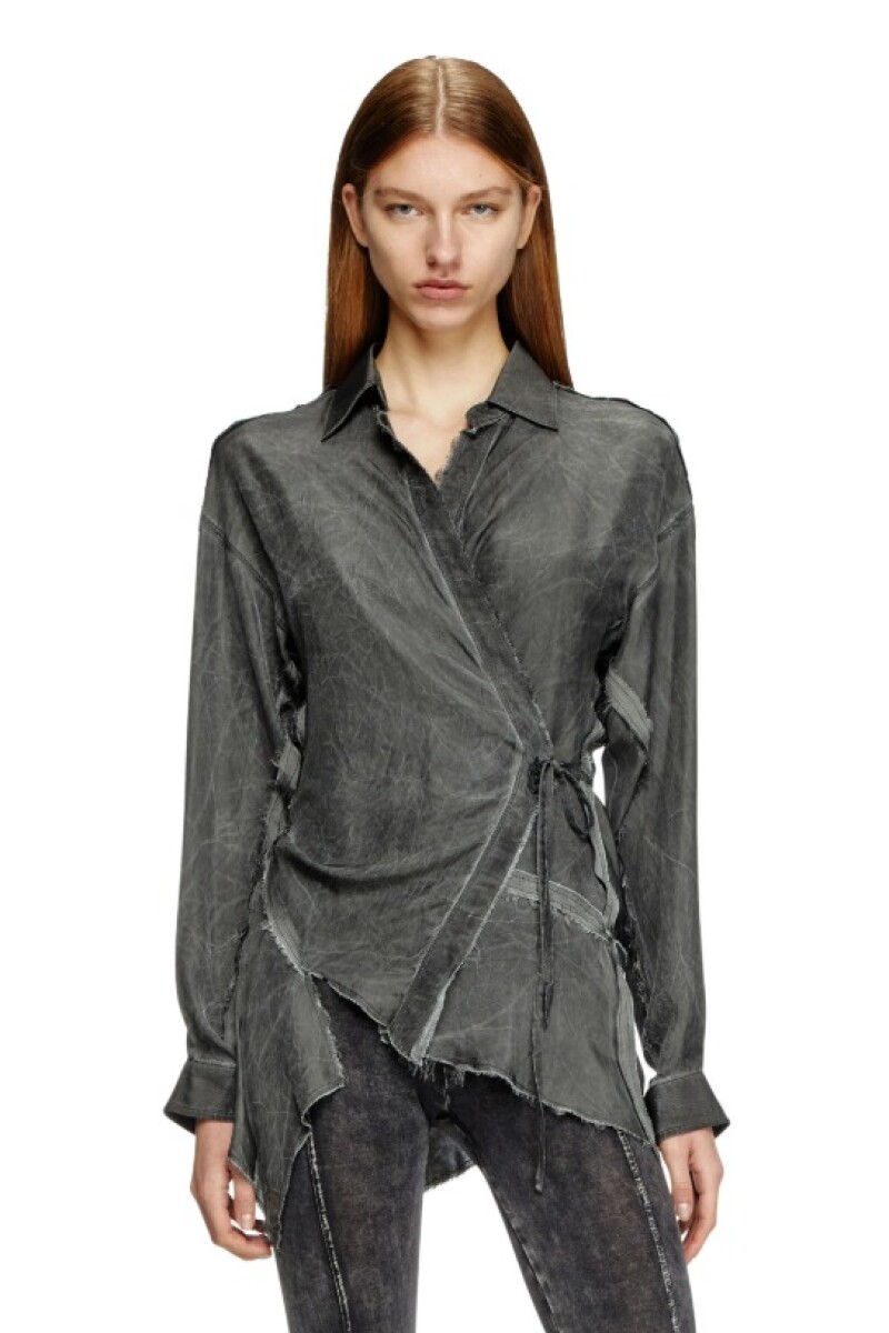 C-RAZY-Q1 SHIRT Negro