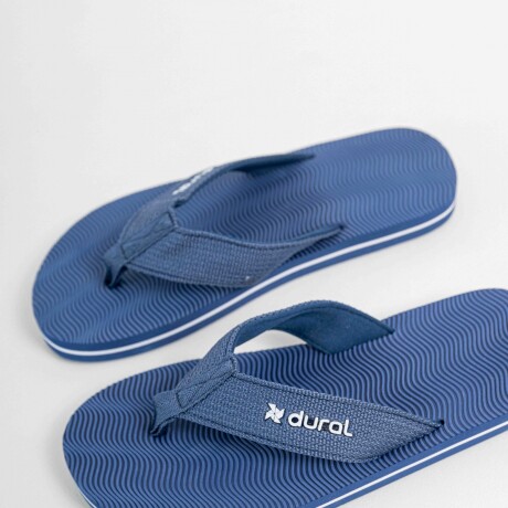 Sandalia Romanita de tela azul