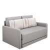 SOFA CAMA 1.76 MTS - PARRILLA EXTENSIBLE - TELA GRIS CLARO - ALMOHADONES PEQUEÑOS EN TELA CLARA SOFA CAMA 1.76 MTS - PARRILLA EXTENSIBLE - TELA GRIS CLARO - ALMOHADONES PEQUEÑOS EN TELA CLARA