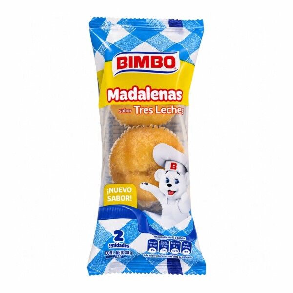 Bimbo Madalena 3 Leches 80g Bimbo Madalena 3 Leches 80g