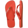 Sandalias Havaianas Brasil Logo Hombre Rojo Rojo
