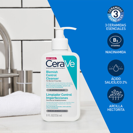 Cerave Gel Limpiador Control Imperfecciones Cerave Gel Limpiador Control Imperfecciones