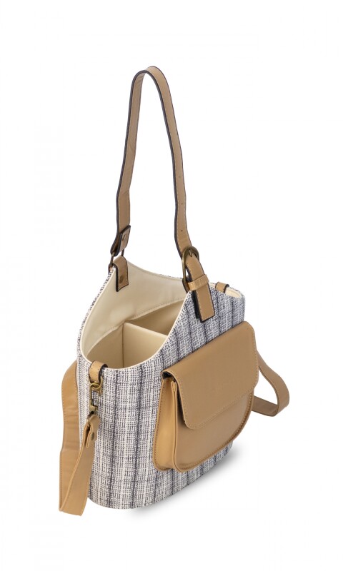 POSATERMO FILIPINAS TELAR RAYADO TOPO C/ CRUDO