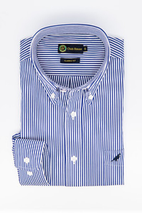 Camisa Fantasía Button Down Azul