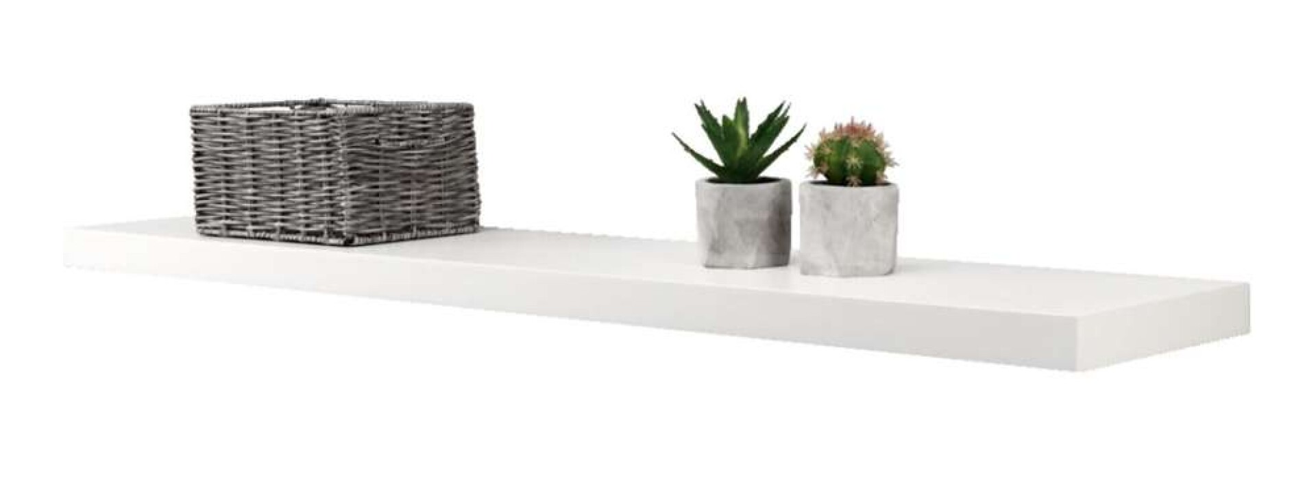 Estante Flotante Abild 120X24 - Blanco 