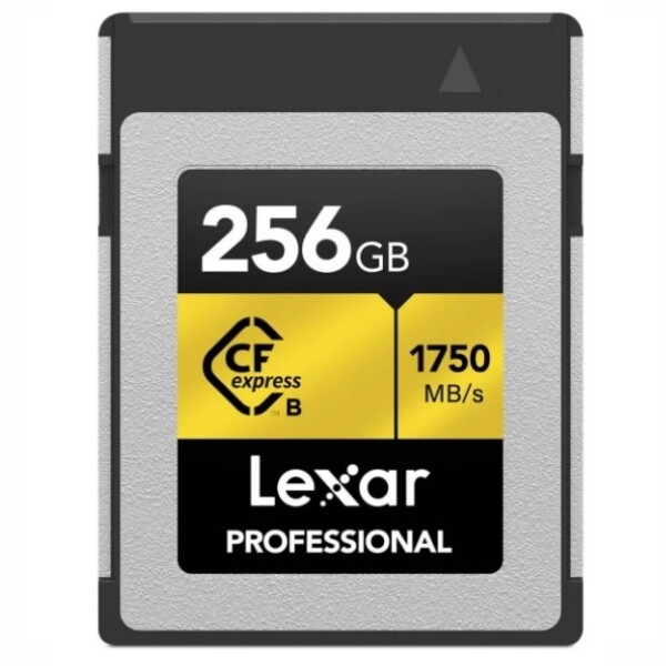 Memoria Cfexpress Lexar Pro 256gb Tipo B Gold Series MEMORIA CFEXPRESS LEXAR PRO 256GB TIPO B