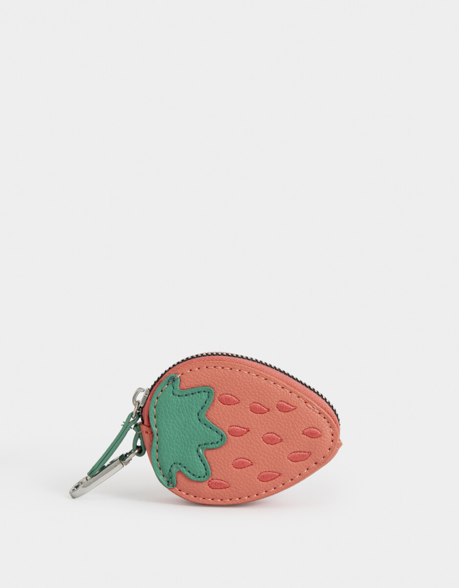 Monedero Cuerina Frutilla 
