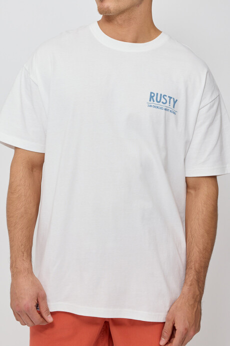 T-SHIRT RAEL RUSTY Blanco